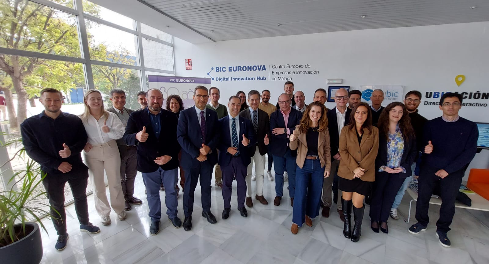 Sinergias en el Desayuno de la Innovación de BIC Euronova, contando con el Delegado de Economía y el Alcalde de Benalmádena