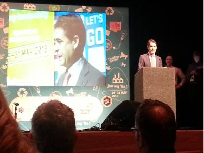Álvaro Simón inaugura el XXII Congreso Anual de EBN en Derry-Londonderry (Irlanda del Norte).