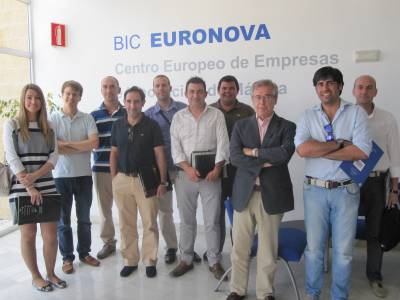 Una delegación del Parque Científico y Tecnológico de Huelva conoce el CEEI de Málaga BIC Euronova