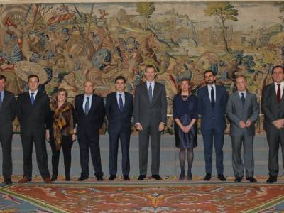 El Príncipe de Asturias recibe a la Asociación Nacional de CEEI Españoles (ANCES).
