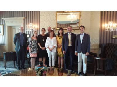 El Rector de la Universidad de Staffordshire ofrece una recepción al Director del CEEI de Málaga BIC Euronova.