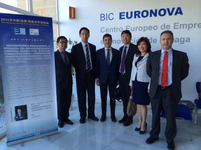 El director de Air China en España se reúne con el director general de BIC Euronova.