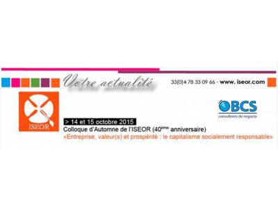 BCS Consultores ponentes en el Congreso Internacional de Managemet: Empresas, Valor y Prosperidad