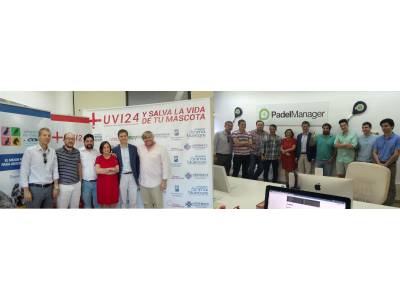 La delegada de Economía visita ‘UVI24’ y ‘Padel Manager’ creadoras de dos apps únicas en el mundo