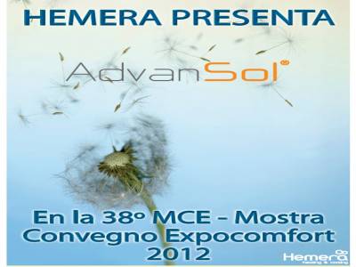 Hemera - Enercome estarán presentes como expositores en la próxima edición MCE - MOSTRA CONVEGNO-EXPOCOMFORT 2012, en Milán (Italia).
