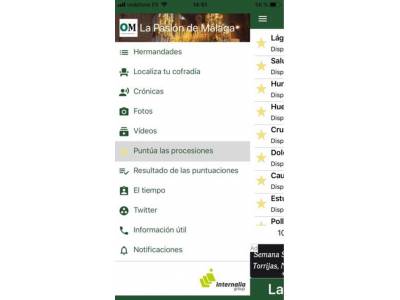 La APP de La Pasión de Málaga superó las 2.000 descargas en 5 días
