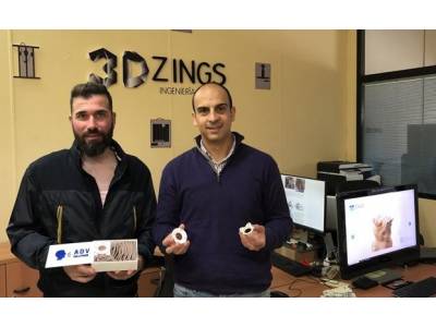 La empresa malagueña 3DZings patenta una prótesis de laringe pionera en el mundo 