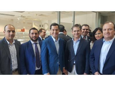  Empresarios de BIC Euronova trasladan sus inquietudes al Presidente de la Junta de Andalucía.