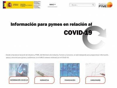 COVID19 - Plataforma de información y apoyo para pymes y autónomos 