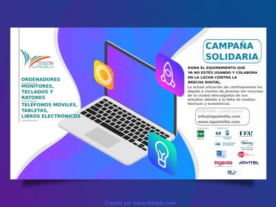 Campaña Solidaria - Recogida de Equipamiento informático para familias sin recursos